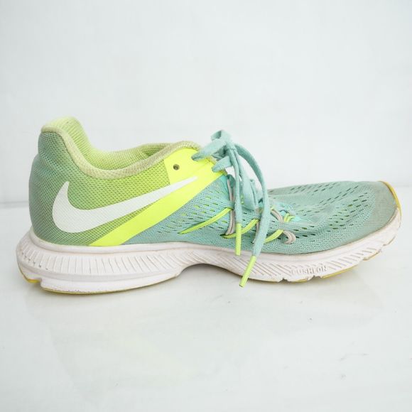 Nike Women's Zoom Winflo 3 Hyper Turquoise/White-Volt Running Shoes Size 7.5 - Picture 2 of 9